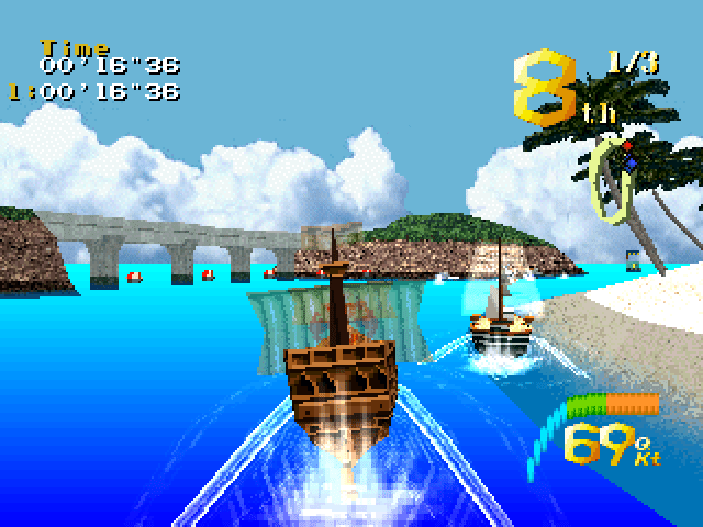 Choro Q Marine Q-Boat screenshot 3 for Playstation